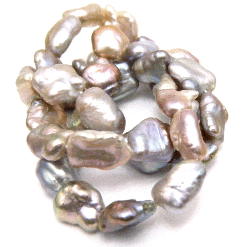 Natural Colours 8-9mm Keishi Pearls